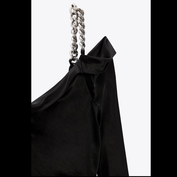 Zara Asymmetric Chain Top - Picture 3 of 5